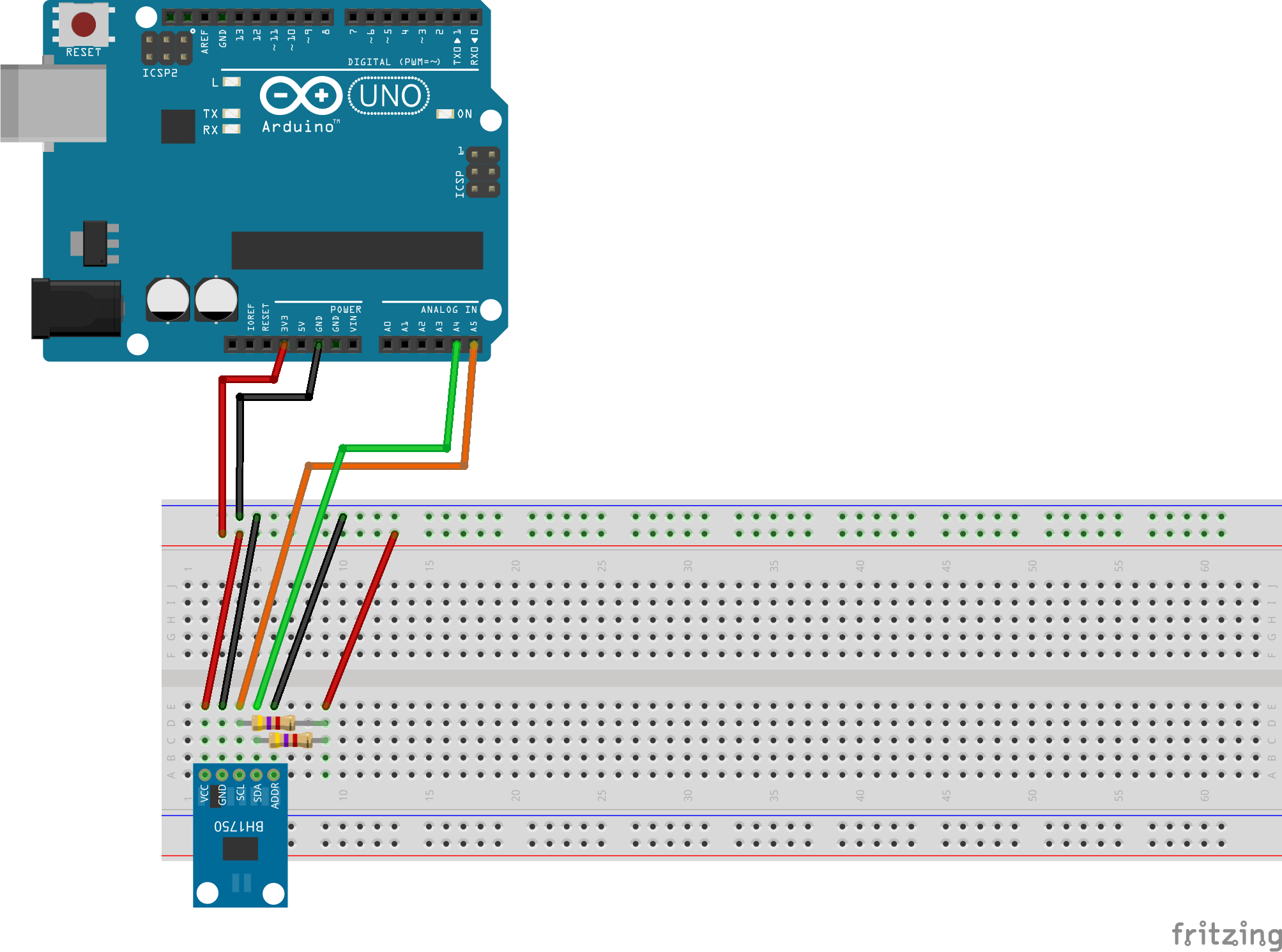 Reading Bh1750 Lightsensor With Atmega328p Using I2c Twi Embdev Net