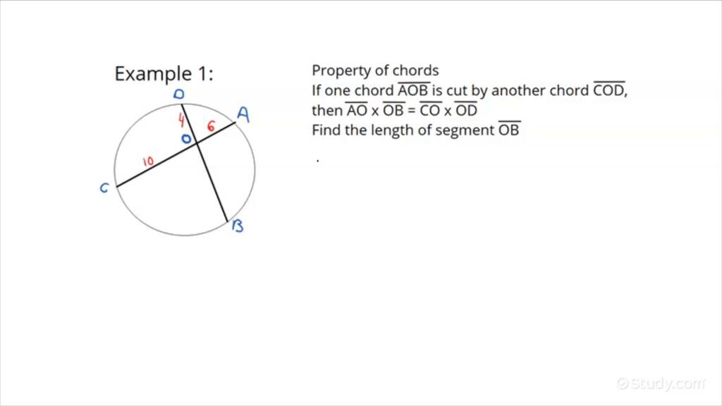 Applying Properties of Radii, Diameters & Chords Geometry