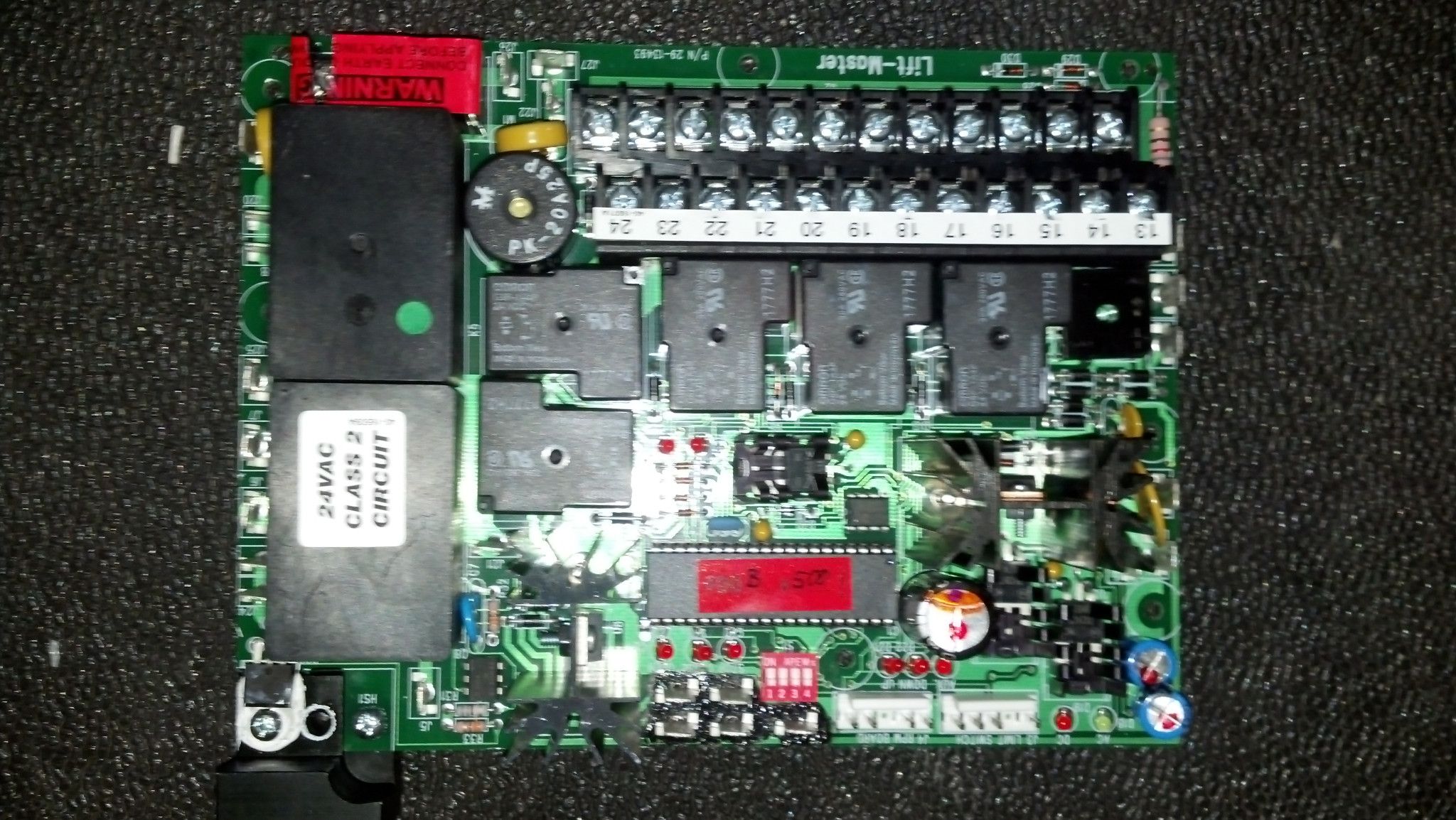 How to interpret the LEDs on fire door operators' boards (diagnostic chart) LiftMaster Partner