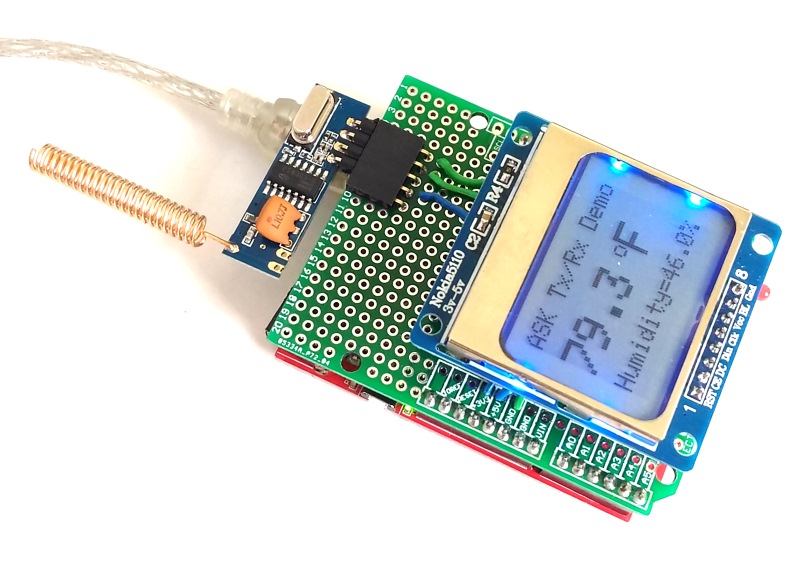 Wireless communication between two Arduinos using inexpensive RF