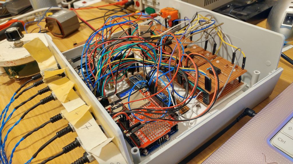 8channel AC current data logger Embedded Lab