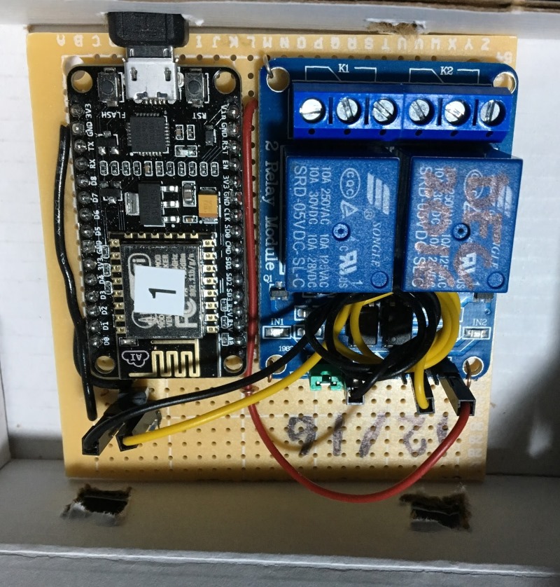 ESP8266 garage door opener and data logger Embedded Lab
