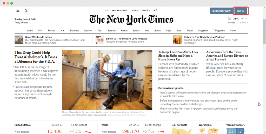 How To Embed The New York Times News In WordPress