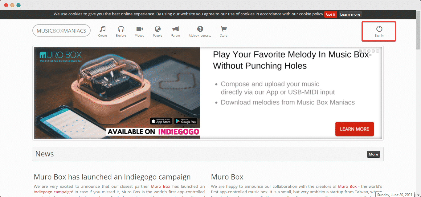 How To Embed Music Box Maniacs Melodies In WordPress