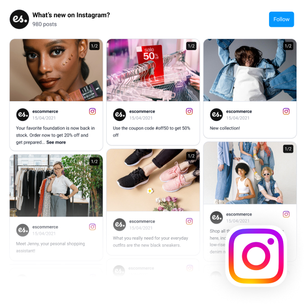 Forever Free Instagram Widget for sites EmbedSocial