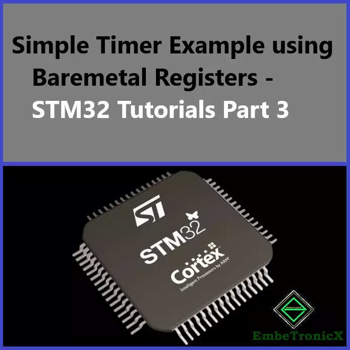 STM32 Timer Tutorial Part 1 Bare Metal Part 3 ⋆ EmbeTronicX