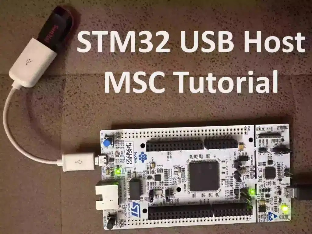 STM32 USB Host MSC Tutorial Connect Pendrive to STM32