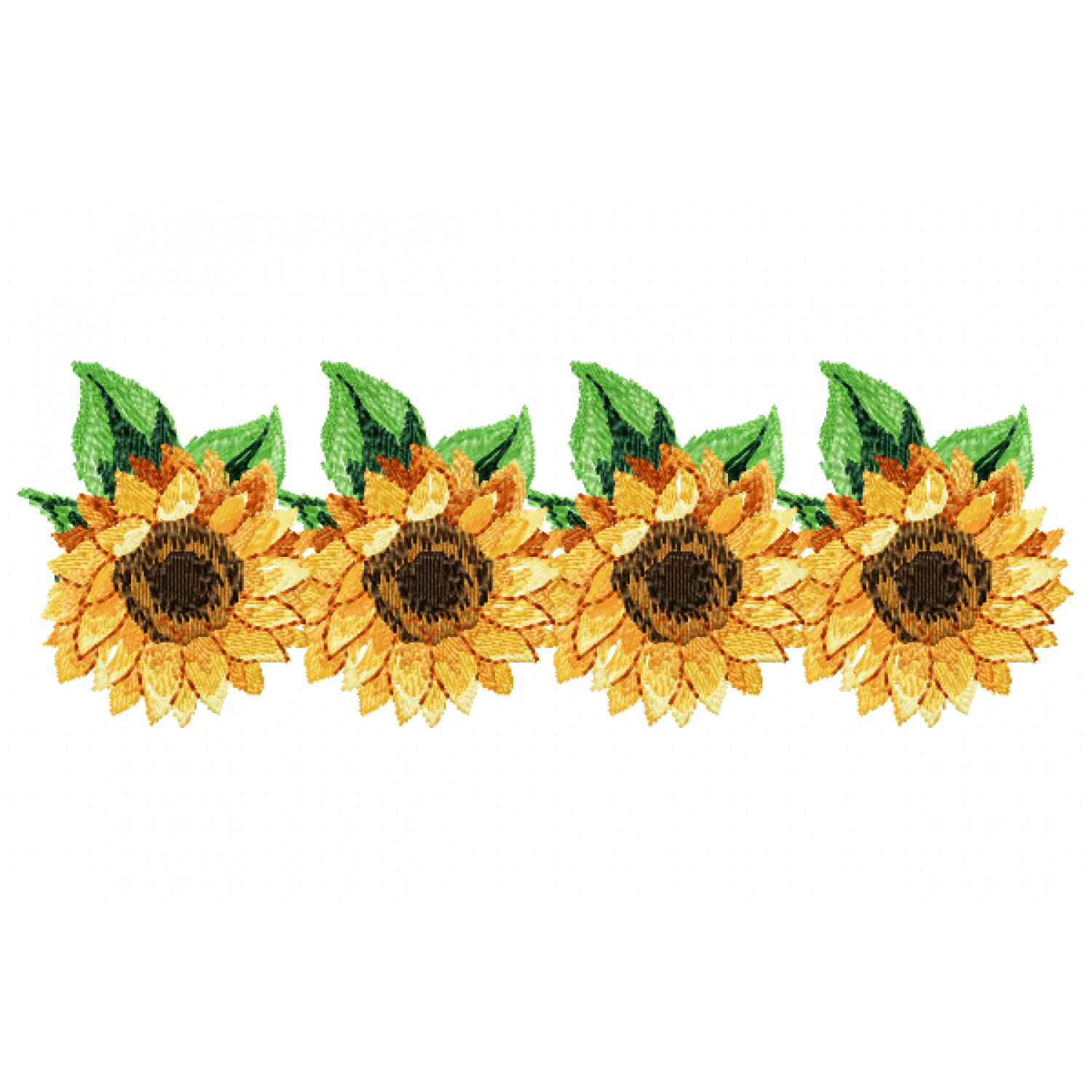 Sunflower Embroidery Design