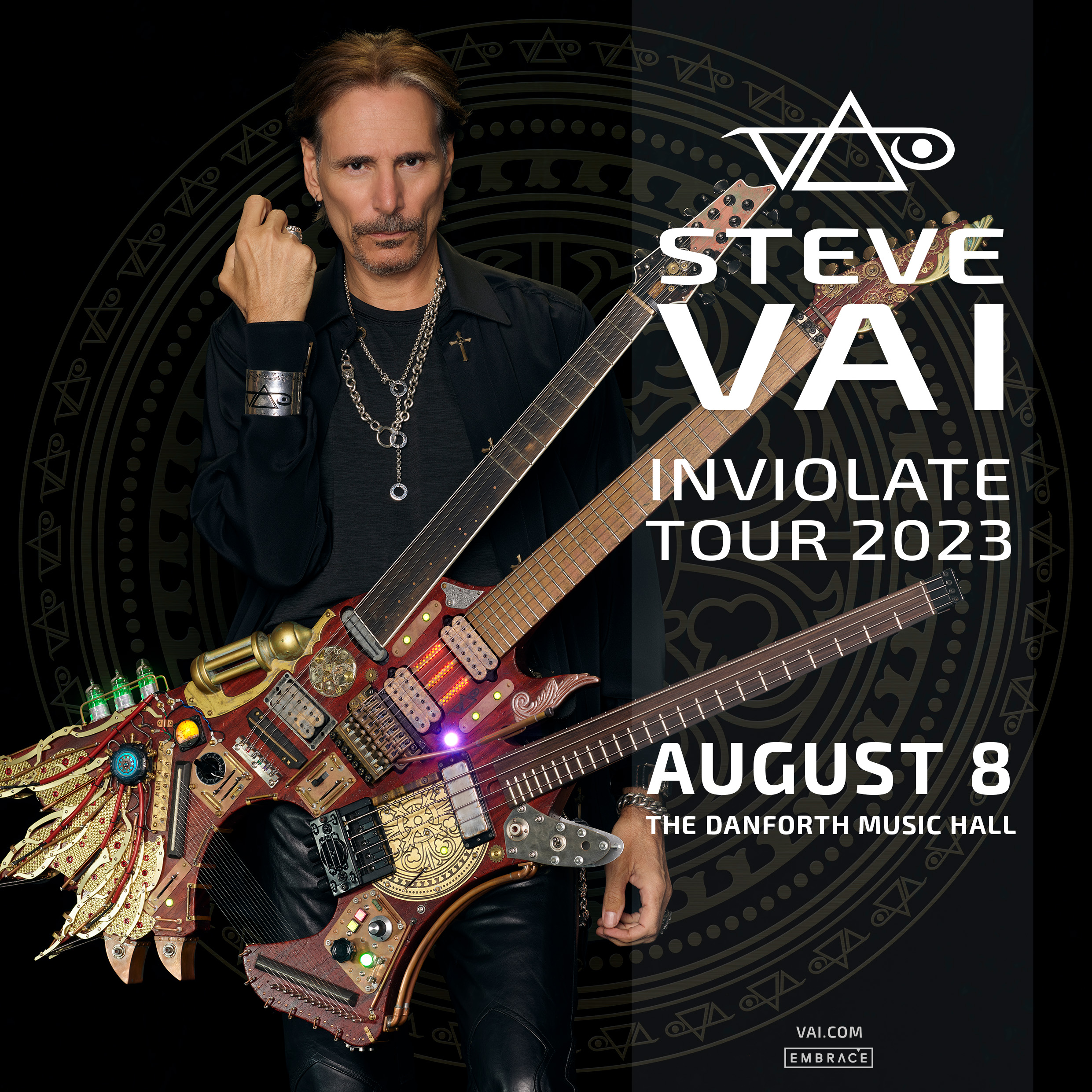 STEVE VAI Inviolate Tour 2023 Embrace Presents