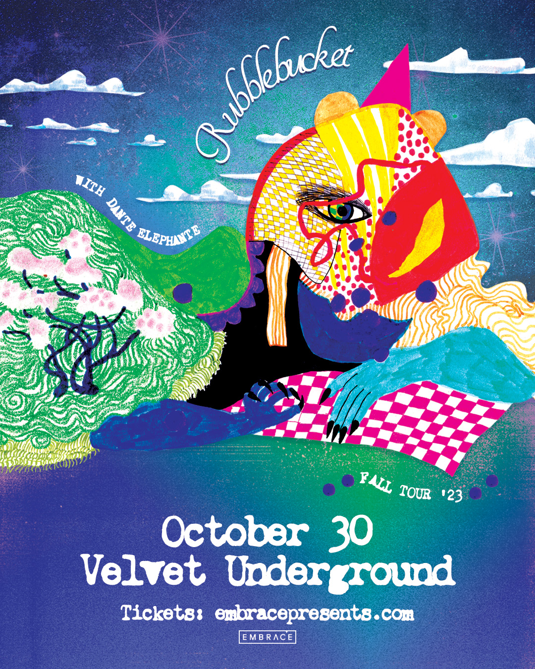 Rubblebucket Fall Tour 2023 Embrace Presents