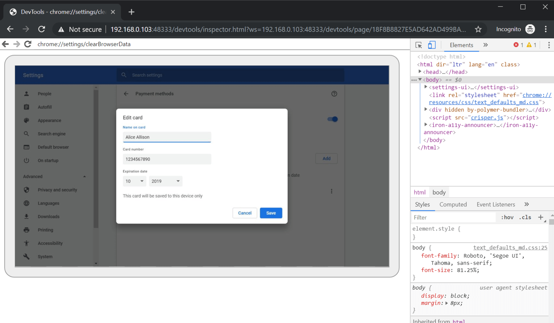 PostExploitation Abusing Chrome's debugging feature to observe and
