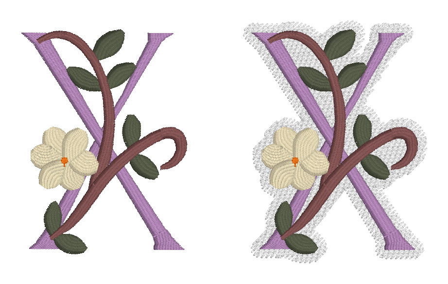 Knockdown Stitches Embrilliance Embroidery Software