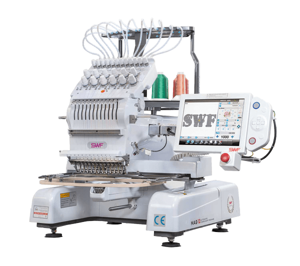 MAS12 Compact Single Head Embroidery Equipment Solutions