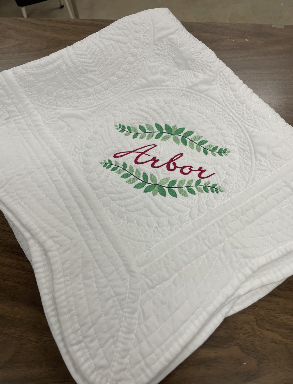 Customizable Baby Blanket Embroidery Express The Gift Box on Grand