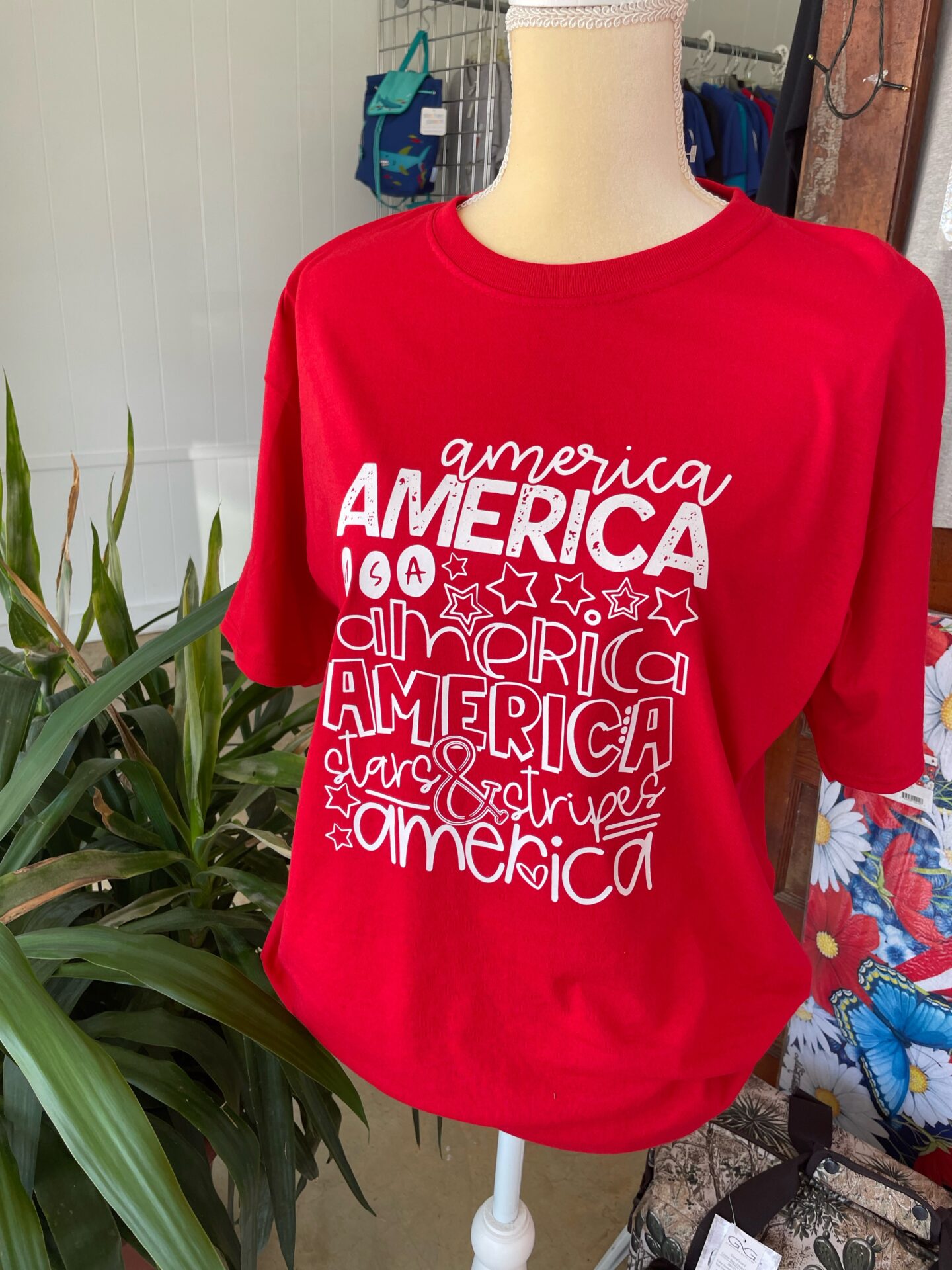 America Repeat Embroidery Express The Gift Box on Grand