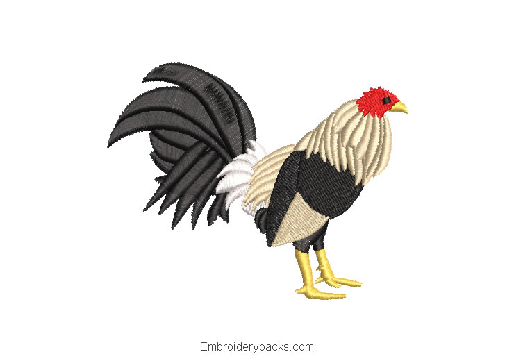Fighting Rooster Embroidery Designs Embroidery Designs Packs