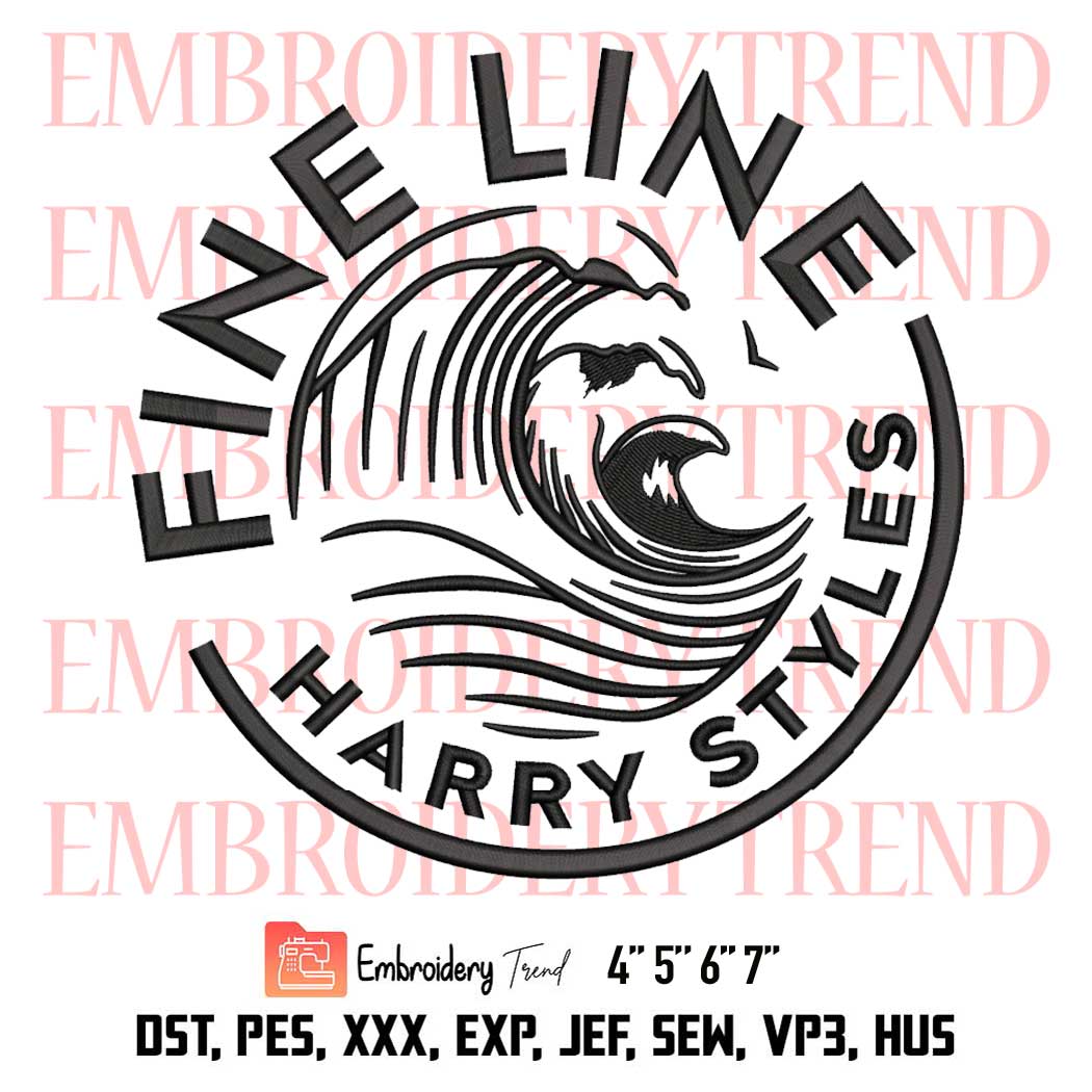 Fine Line Harry Styles Embroidery, Fine Line Embroidery, Harry Music