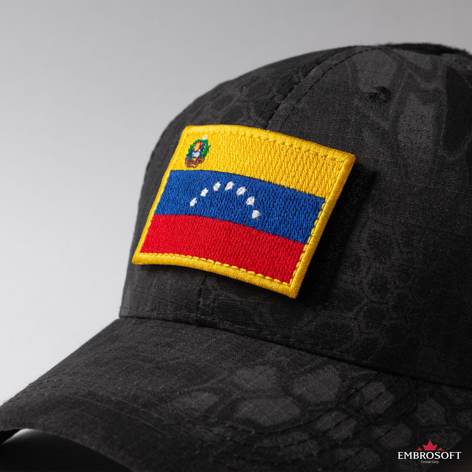 Flag of Venezuela Embroidered Patch (2.8" × 2") EmbroSoft