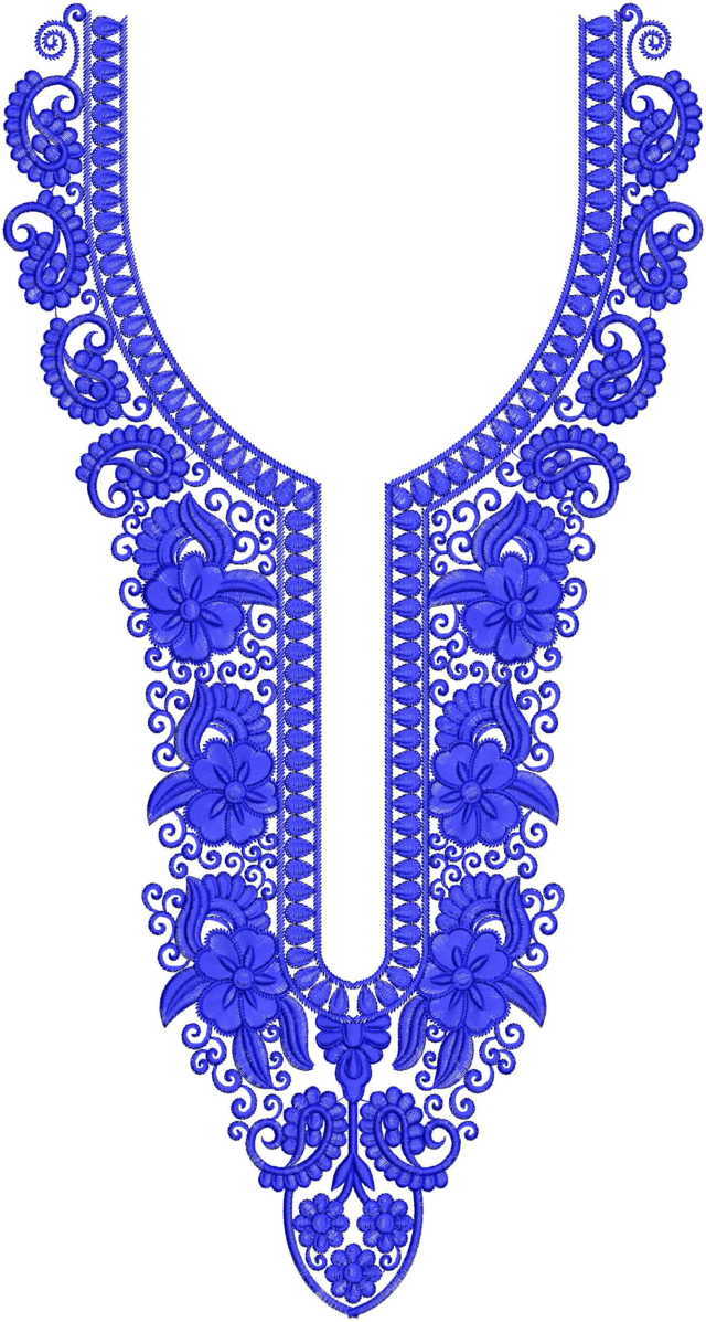 Neck / Gala Embroidery Design