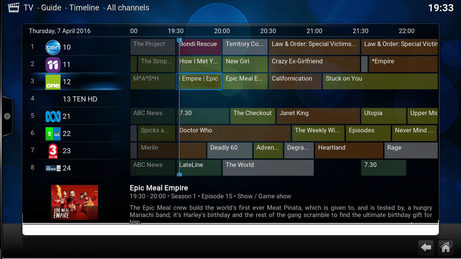 Ability to use hdhomerun tvguide data as kodi now uses it Live TV