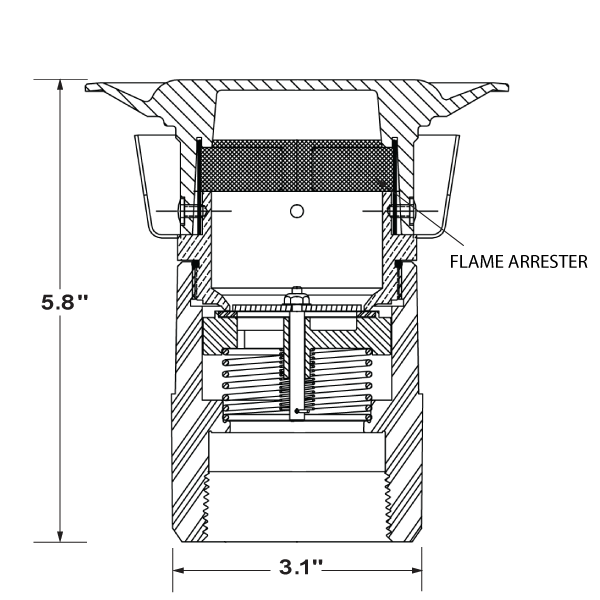 A0084 Pressure Vacuum Vent EMCO WHEATON RETAIL