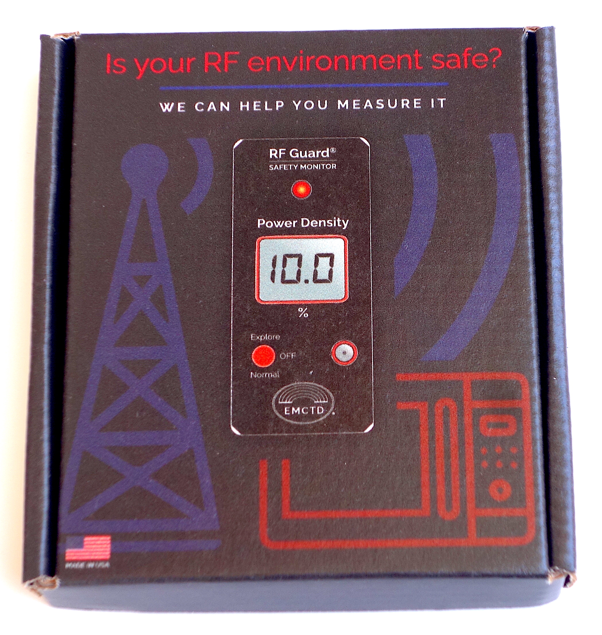 RF Guard(R) Pro RF Safety Monitor for General Public and