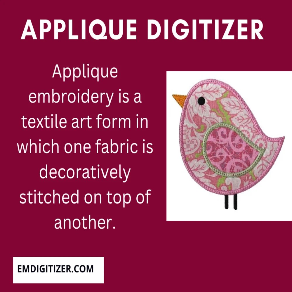 Applique Digitizing Service Design Applique Embroidery