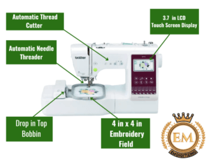 Brother SE725 Embroidery Machine Review With Details