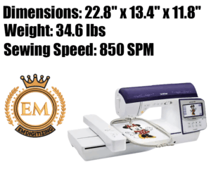 Brother NQ3600D Combination Sewing Embroidery Machine