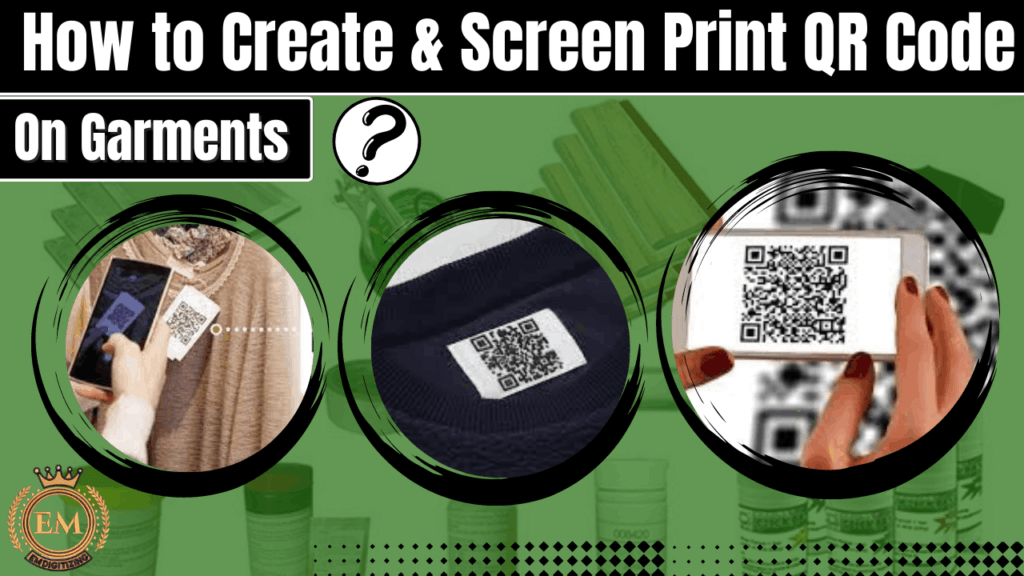 How To Create Screen Print QR Codes On Garments