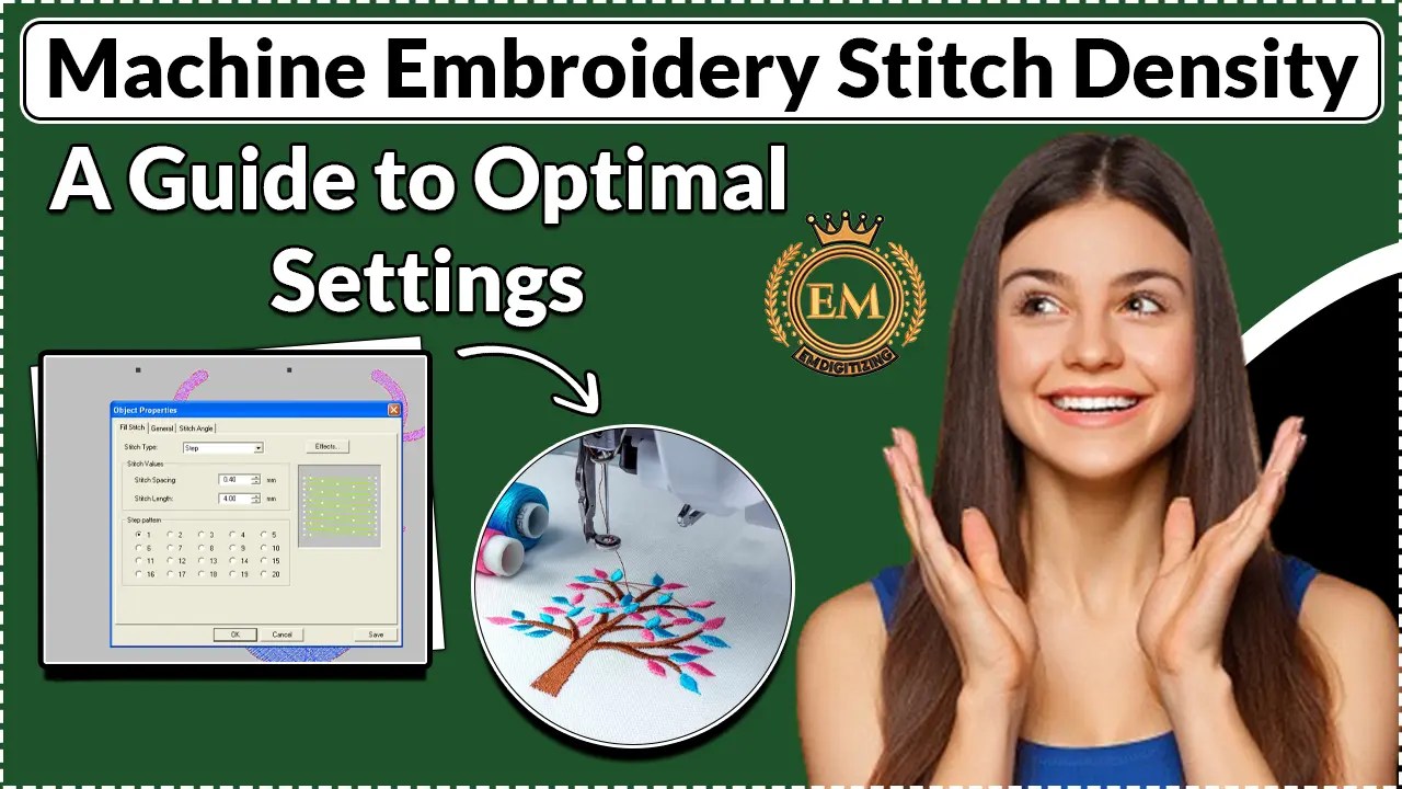 Machine Embroidery Stitch Density Guide to Optimal Settings