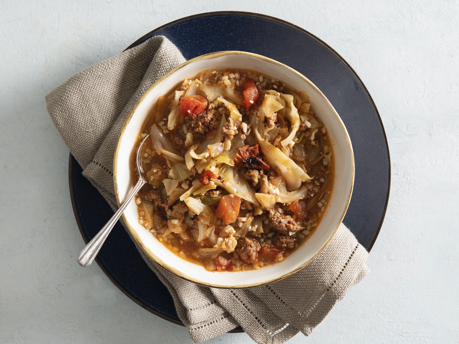 Unstuffed Cabbage Roll Soup Deep South Dish