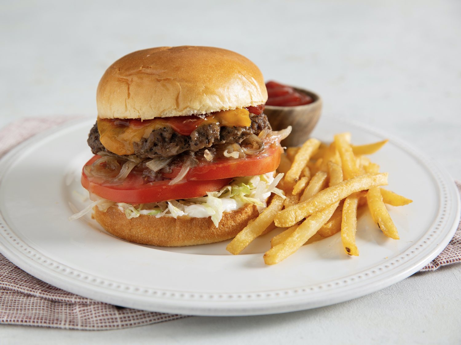 Sheet Pan Onion Burgers