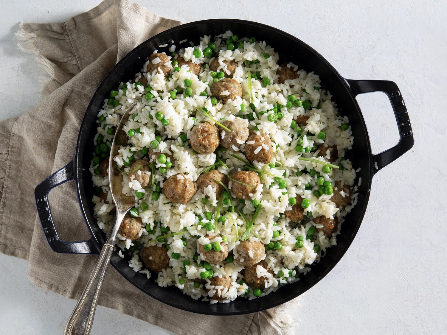 Meatballs and Rice
