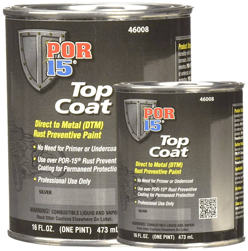 POR15 Top Coat Silver Emerald Coatings