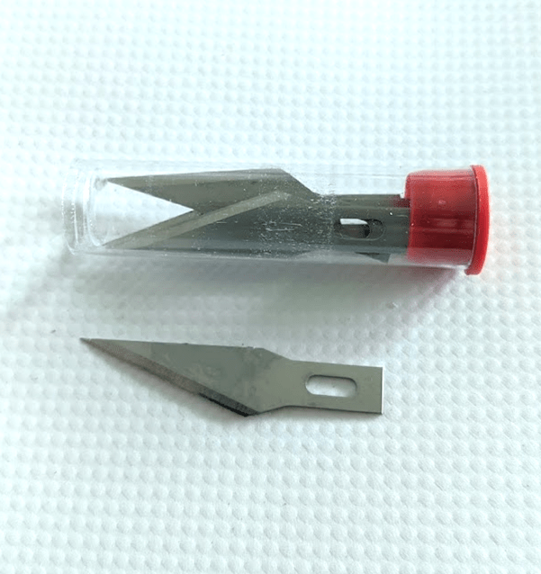 5 PIECE HOBBY KNIFE REPLACEMENT BLADES Emerald Coatings