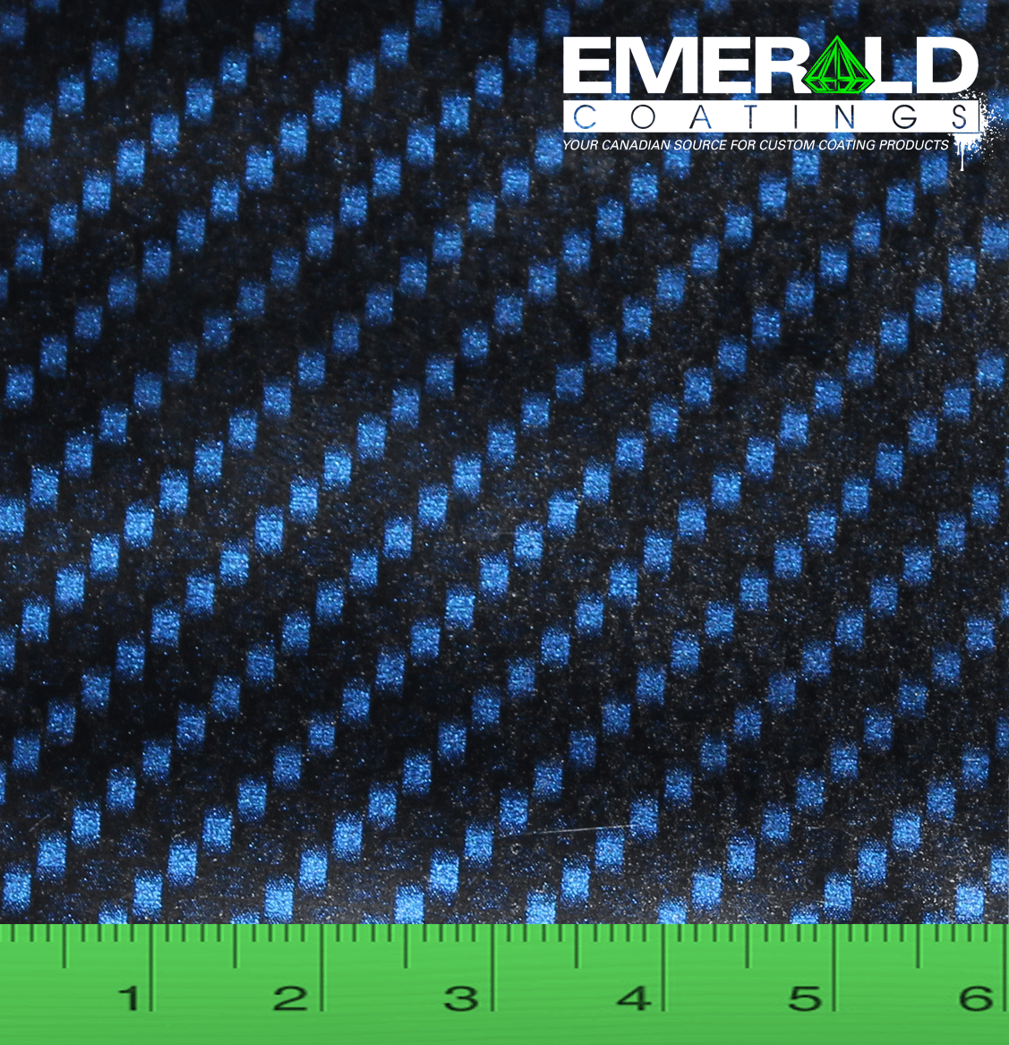 Illusion blue carbon fiber Emerald Coatings