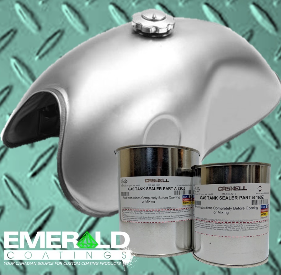 Petrol Blue Motorcycle Gas Tank Sealer Emerald Coatings