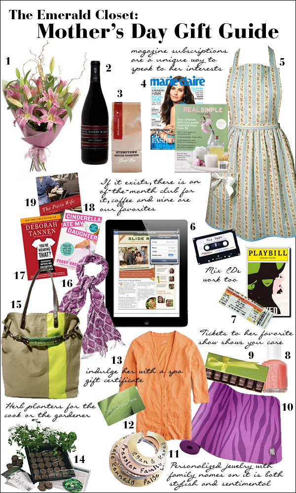 Mother's Day Gift Guide The Emerald Palate