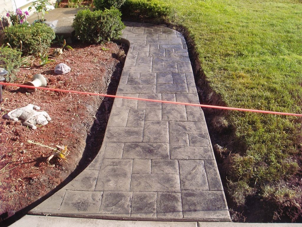 Stamped Concrete Patio Concrete Driveways Stamped Concrete