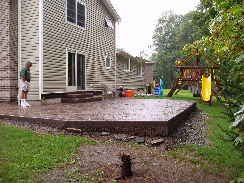 Stamped Concrete Patio Concrete Driveways Stamped Concrete
