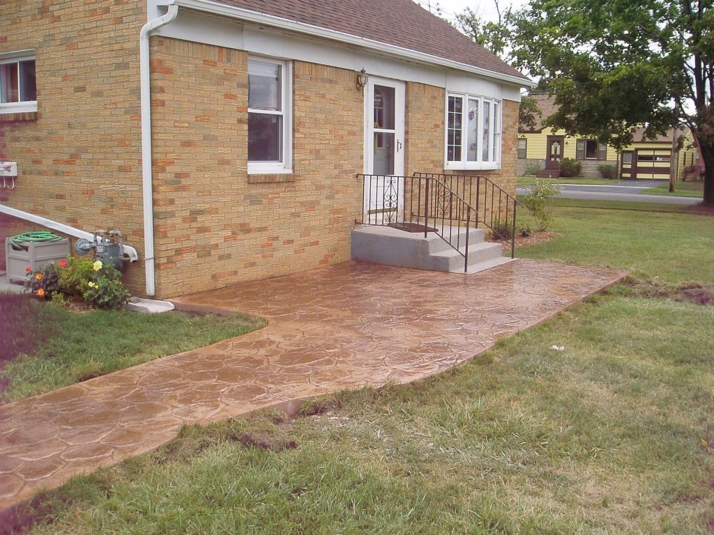 Stamped Concrete Patio Concrete Driveways Stamped Concrete