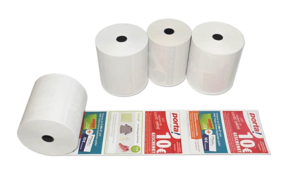 Printed cash register rolls Emerson