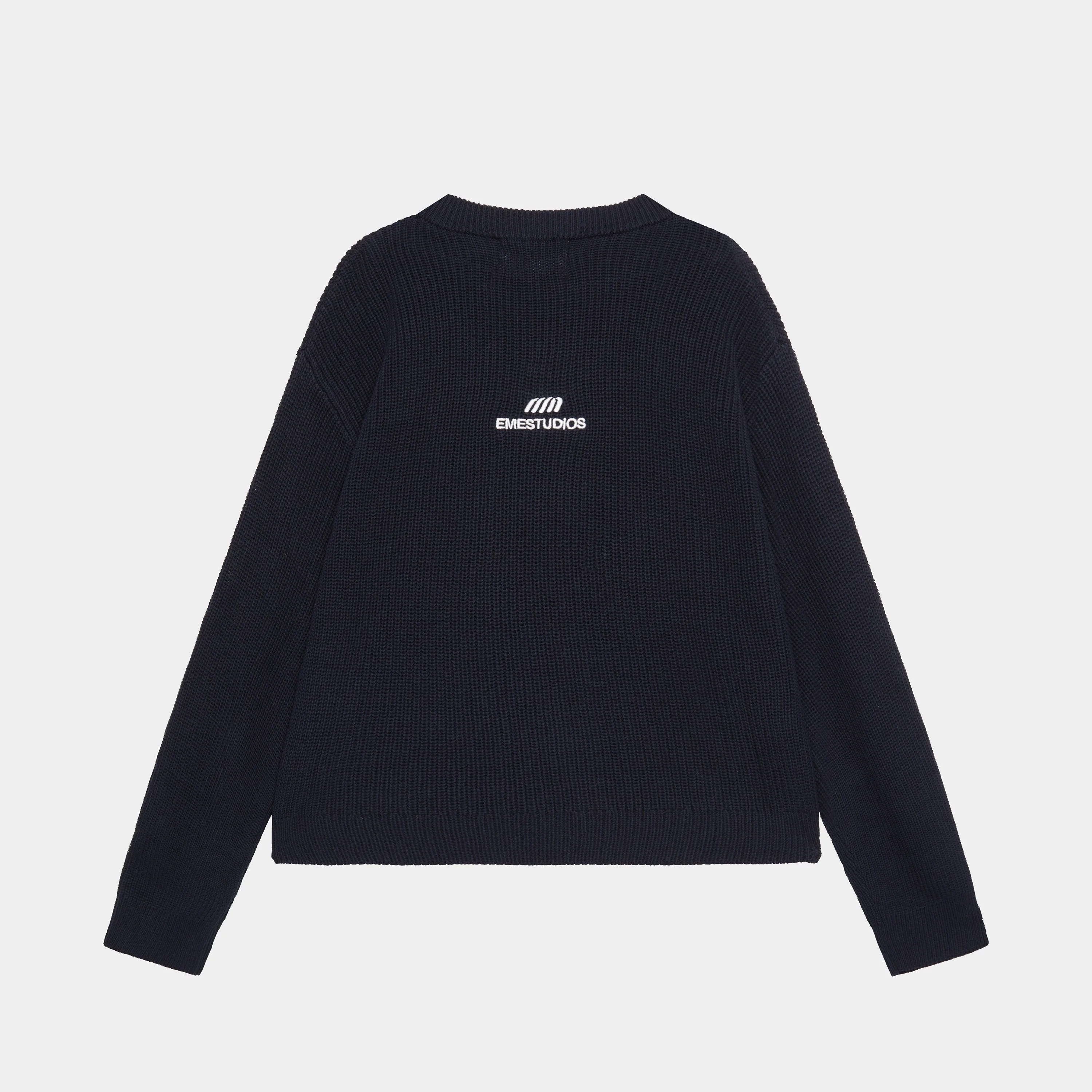 2 Era Navy Cropped Knit Eme Studios