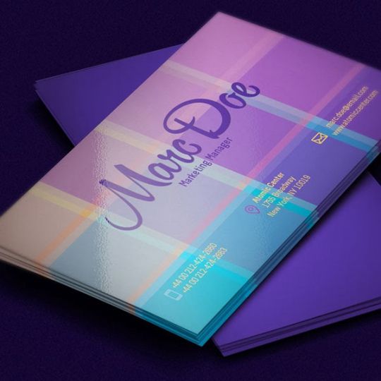 High Resolution Business Card Template
