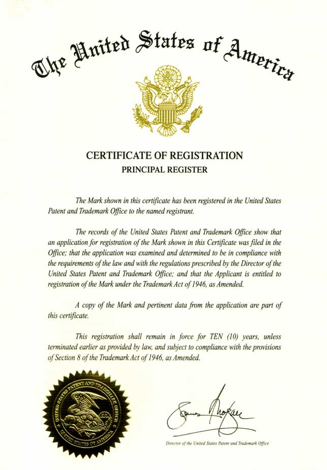 EMF Worldwide EEI Copyrights & Disclaimers USA Certificate of