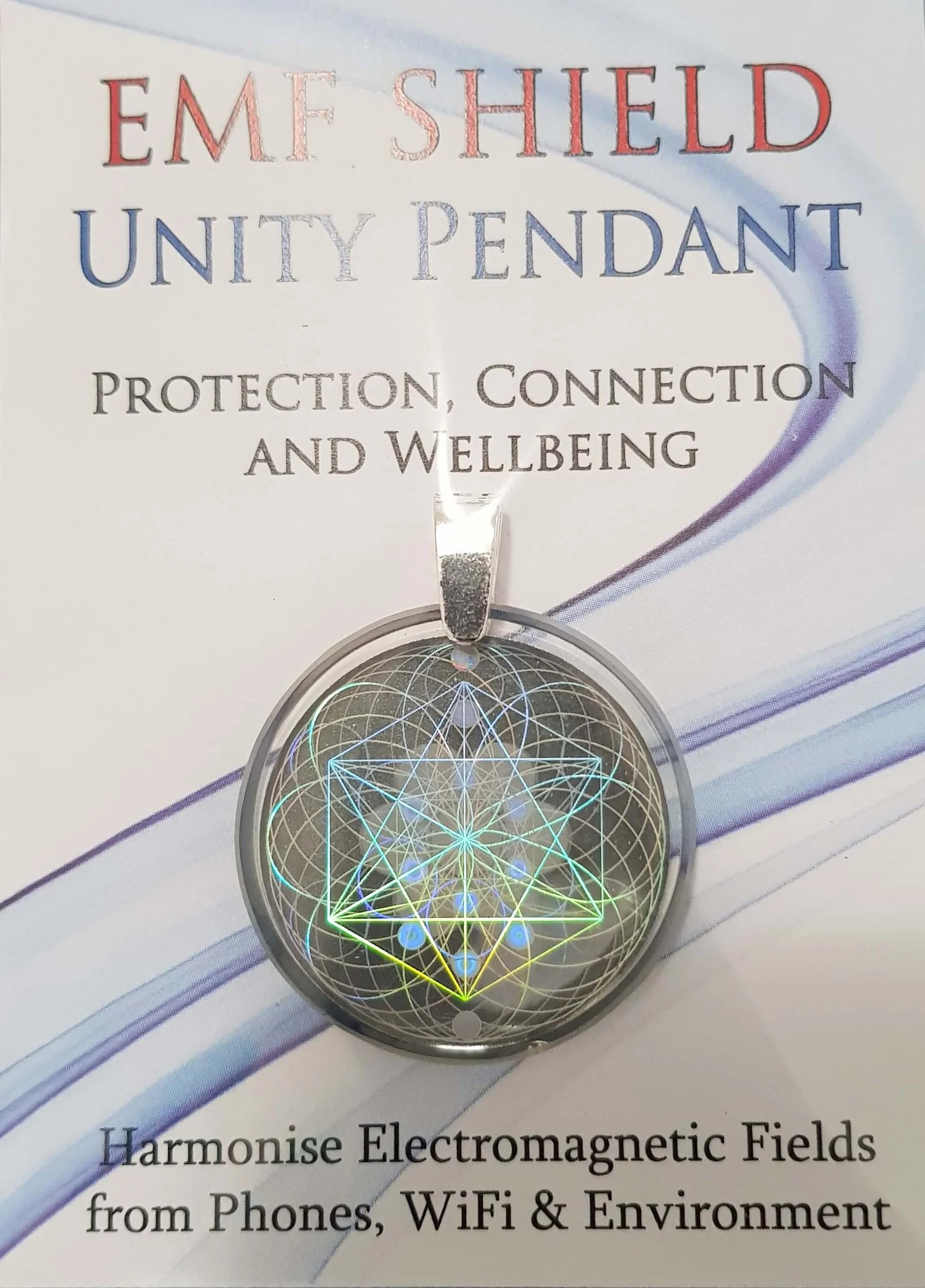 EMF Protection Pendant Resin Model waterproof and lightweight