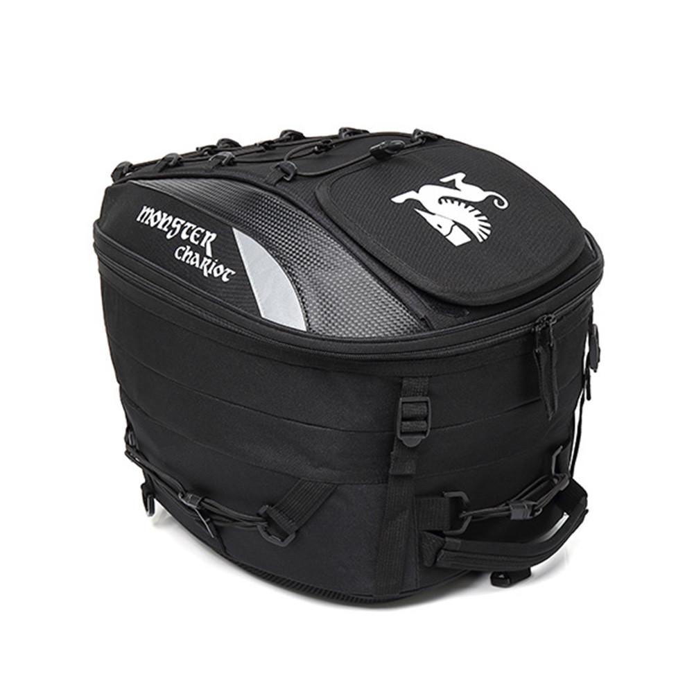 High Capacity Waterproof Motorcycle Tail Bag MultiFunctional Durable
