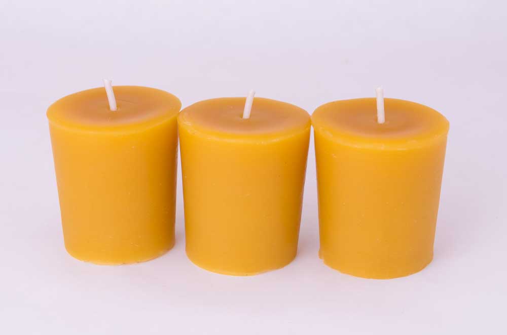 Beeswax Votive Candles from the Beekeepers