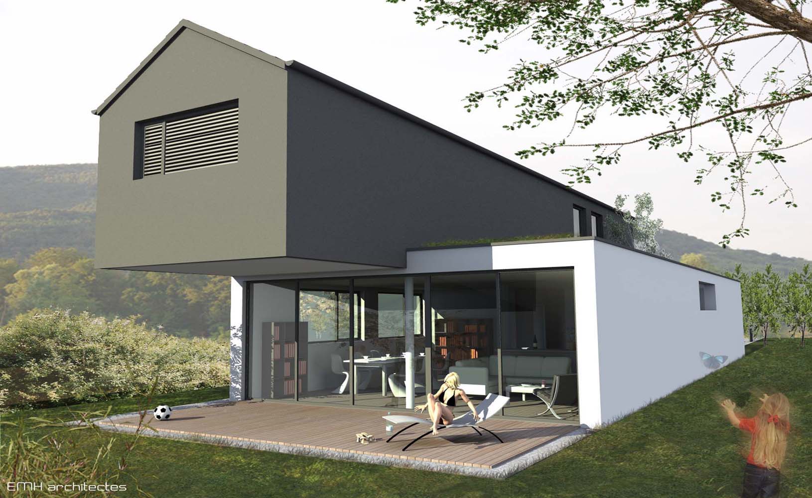 Maison BG à Scherwiller • EMH Architectes en Alsace